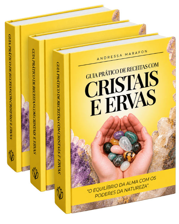 Guia Prático de Receitas com Cristais e Ervas